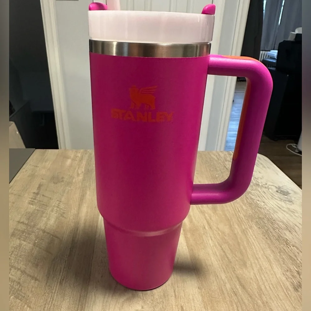 30 oz Stanley Pink Orange - Picture 1 of 7
